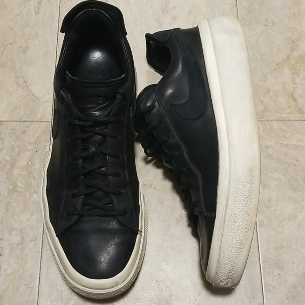 Nike Grand Volee "Black Phantom" Leather Sneakers